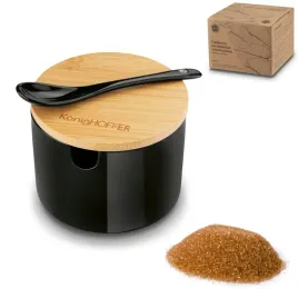 czarna-cukiernica-lyzeczka-pojemnik-na-cukier-z-bambusowa-pokrywka-350ml