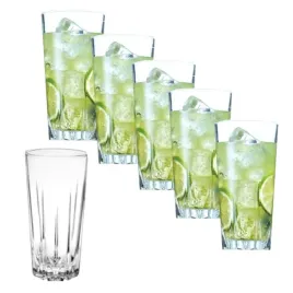 6x-szklanki-wysokie-do-drinkow-napojow-wody-330ml-trwale-zestaw-szklanek