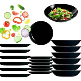 serwis-obiadowy-talerze-komplet-zestaw-okragle-18el-czarne-luminarc-tz44