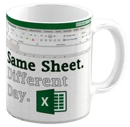 smieszny-kubek-na-prezent-do-pracy-biura-same-sheet-different-day-excel