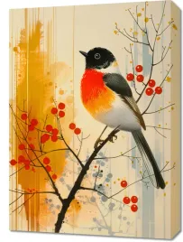 obraz-50x70cm-jesienny-rudzik