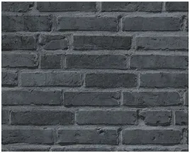 tapeta-czarna-cegla-efekt-jak-3d-mur-zmywalna
