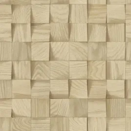 tapeta-wzor-drewno-kostki-efekt-3d-na-flizelinie