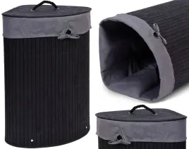 kosz-na-pranie-bielizne-narozny-do-lazienki-czarny-bambusowy-z-pokrywa-60l