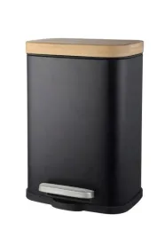 kosz-na-smieci-5l-black-white-czarny-bambusowa-klapa-wolnoopadajaca