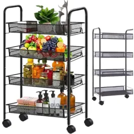 regal-polka-kuchenna-lazienkowa-szafka-na-kolkach-4-koszyki-czarna-85cm