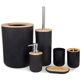 zestaw-lazienkowy-6-elementow-akcesoria-do-wc-kosz-dozownik-czarny-komplet