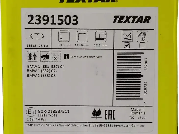 textar-klocki-przod-bmw-1-e81-e87-e82-e88-stan-nowy
