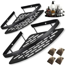 polka-lazienkowa-narozna-wiszaca-pod-prysznic-czarna-2szt-samoprzylepna