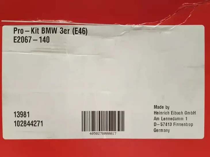 eibach-sprezyny-pro-kit-bmw-3-e46-318d-320d-stan-nowy