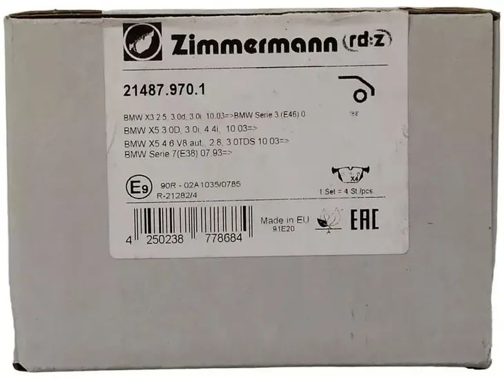 zimmermann-klocki-ceramiczne-tyl-bmw-3-e46-7-e39-stan-nowy