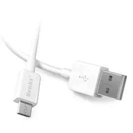 kabel-benks-usb-a-microusb-1m-white