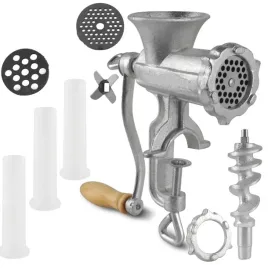 reczna-maszynka-do-mielenia-miesa-zeliwna-nadziewarka-2-sita-3-lejki-o-8-cm