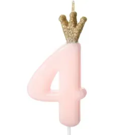 swieczka-na-tort-cyfra-4-w-koronie-rozowa-jasna-partydeco-95-cm