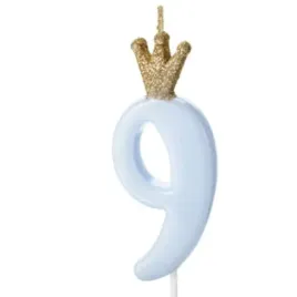 swieczka-na-tort-cyfra-9-w-koronie-blekitna-partydeco-95-cm