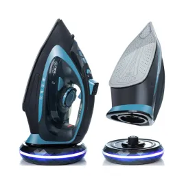 zelazko-bezprzewodowe-parowe-led-2400w-ceramiczna-plyta-52-otwory-2w1