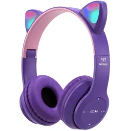 sluchawki-bluetooth-z-kocimi-uszami-led-rgb-mikrofon-fioletowe-dla-dzieci
