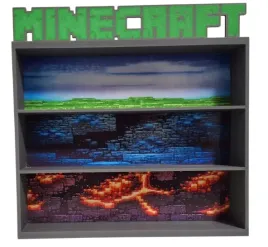 stojak-polka-kolekcjonerska-kinder-joy-minecraft-druk-3d
