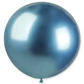 balon-kula-chromowana-niebieski-31-orb