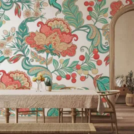 fototapeta-350x256-wodoodporna-etniczna-roslinnosc-motyw-roslinny-z