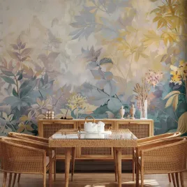 fototapeta-350x256-wodoodporna-gobelinowy-wzor-z-laka-i-kwiatami-kili