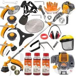 kosa-spalinowa-kosiarka-podkaszarka-wykaszarka-3xol-tarcza-szelki-maska-6km