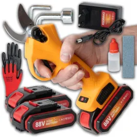 sekator-akumulatorowy-nozyce-ogrodowe-elektryczne-do-galezi-2x-aku-rekawice