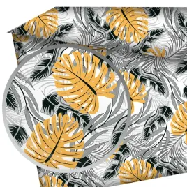 przescieradlo-bawelniane-monstera-szaro-musztardowa-140x200-cm