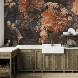 fototapeta-350x256-wodoodporna-retro-kwiaty-trzeci-wariant