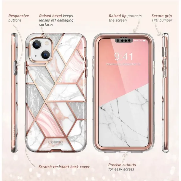 etui-supcase-cosmo-na-iphone-14-plus-rozowy-marmur-przekatna-ekranu-5