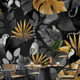 fototapeta-350x256-wodoodporna-wesole-lemury