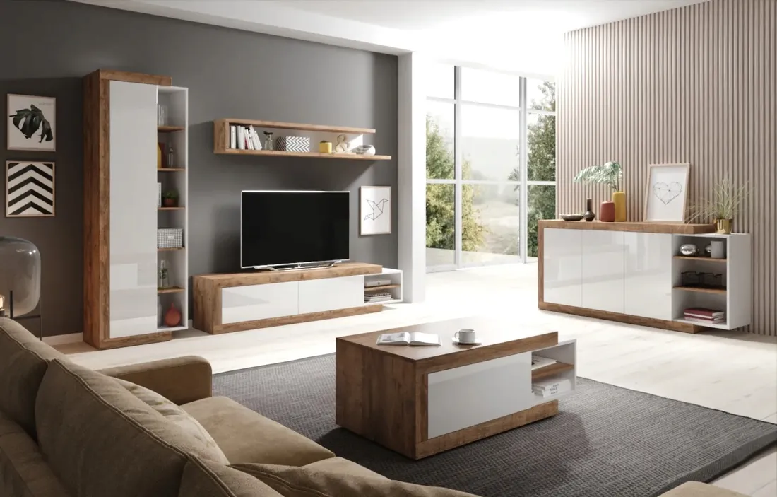 komoda-150cm-bialy-polysk-dab-samdal-sintra