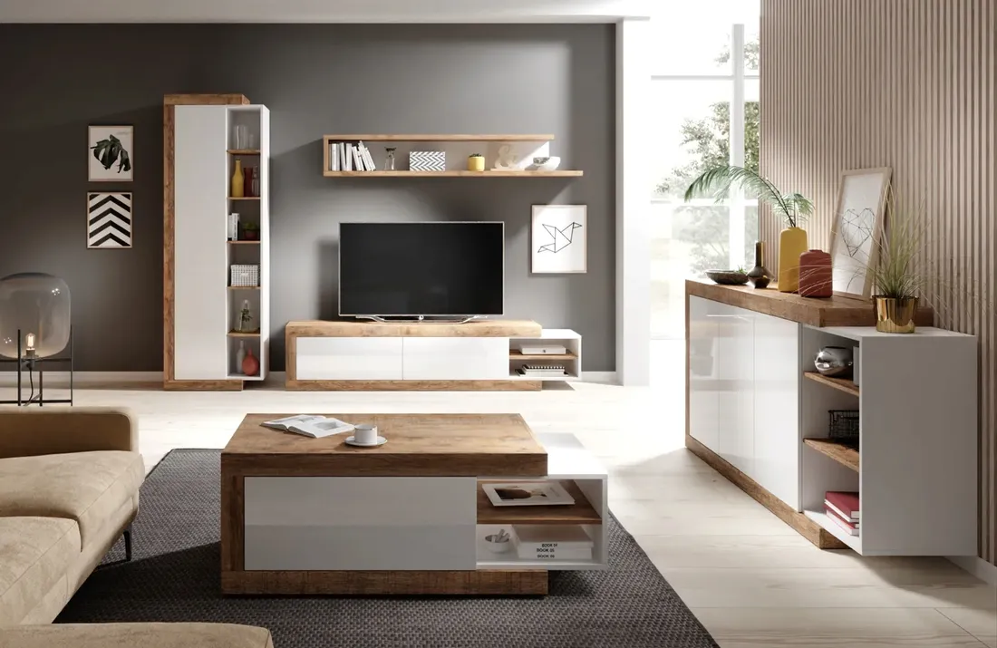 komoda-150cm-bialy-polysk-dab-samdal-sintra