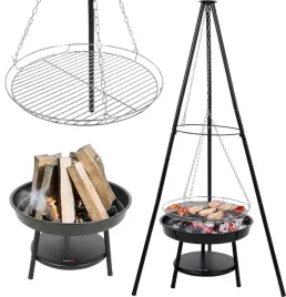 grill-weglowy-wiszacy-na-trojnogu-palenisko-lund-chromowany-ruszt-46cm