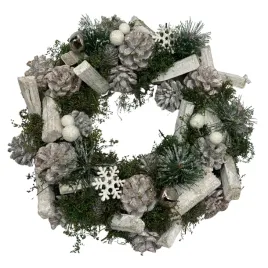 wieniec-swiateczny-ozdoba-na-drzwi-bialo-zielony-z-szyszkami-29cm