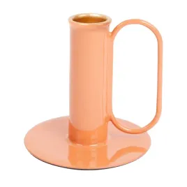 swiecznik-z-raczka-pomaranczowy-na-dluga-swiece-stolowy-ozdobny-dekoracyjny