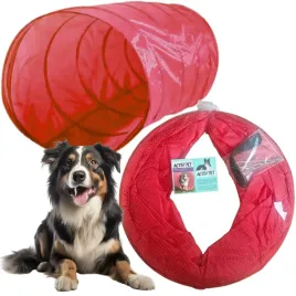 active-pets-tunel-do-treningu-czerwony-200x50-treningowy-duzy