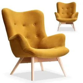 ergonomiczny-fotel-do-czytania-ksiazek-flori-miodowy-welur-nogi-buk