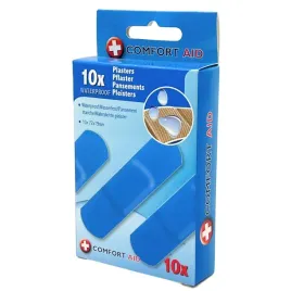 plastry-z-opatrunkiem-10szt-niebieskie-apteczka-domowa-wodoodporne-zdrowie