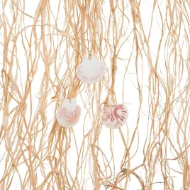 ozdoba-scienna-trawa-morska-z-muszelkami-dekoracja-hawajska-do-zawieszenia