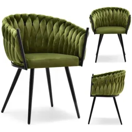 designerskie-krzeslo-pleciony-warkocz-rosa-jasno-zielony