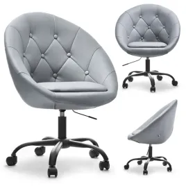 designerski-fotel-do-biurka-lounge-4-szary-aksamit-z-czarna-noga