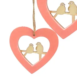 zawieszka-drewniana-rozowe-serduszko-ptaszki-dekoracje-sezonowe-bryloczek