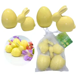 wielkanocny-swiateczny-zestaw-4-figurek-ceramicznych-zolte-dekoracja