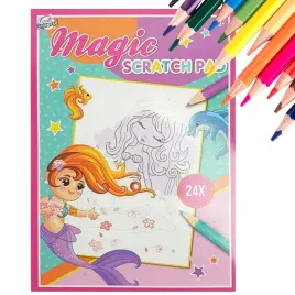 magiczny-blok-zdrapka-24-arkusze-3-syrenka-z-korona