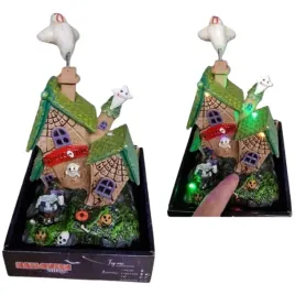 domek-dekoracyjny-grajacy-haloween-zielony-dach-led-ozdoba-halloween