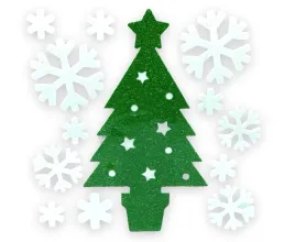 ozdoby-swiateczne-na-okno-choinka-blyszczaca-brokat-naklejka-swieta