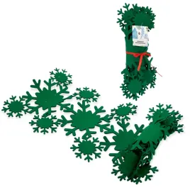 bieznik-swiateczny-zielony-dekoracyjny-boze-narodzenie-sniezynki-mikolajki