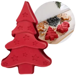 ernesto-silinkonowa-forma-na-ciasto-choinka-pieczenie-zamrazanie-czerwona