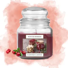 swieca-w-szkle-intensywny-zapach-owoce-lesne-ciastko-czerwona-wieczko